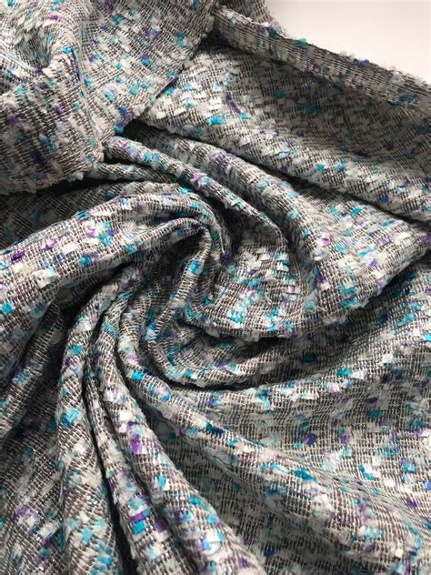 bouclé stoff chanel